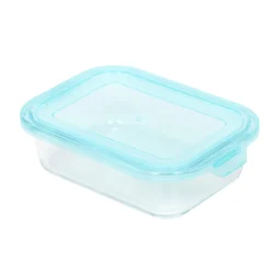 Pojemnik szklany z plastikową pokrywką, 630 ml
