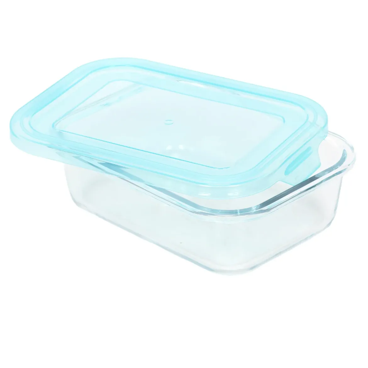 Pojemnik szklany z plastikową pokrywką, 630 ml