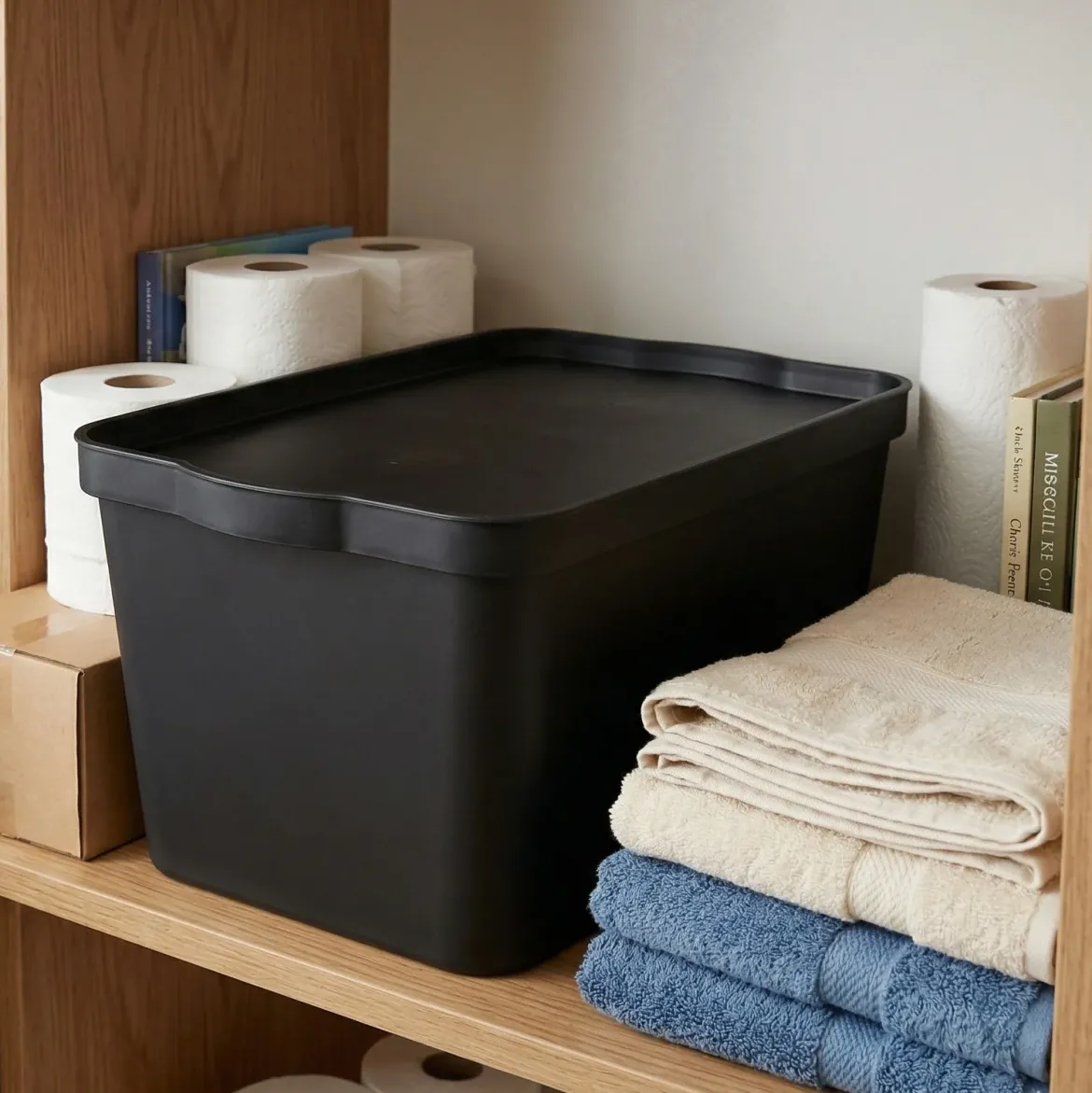 Pojemnik z pokrywą zamykany COMPACT, 24 l