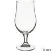 Pokale do piwa, kieliszki typu Tulip, 4 szt. 370 ml