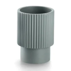 Prążkowany kubek z poliresinu STRIPES, Ø 8 cm