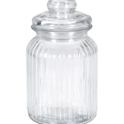 Prążkowany słoik ze szczelną pokrywką, 750 ml