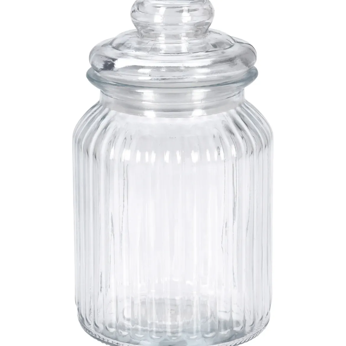 Prążkowany słoik ze szczelną pokrywką, 750 ml