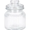 Prążkowany słoik ze szczelną pokrywką, 500 ml