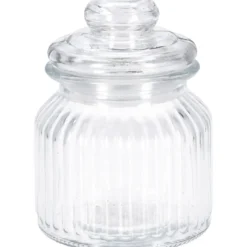 Prążkowany słoik ze szczelną pokrywką, 500 ml