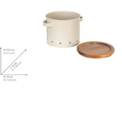 Przewiewna puszka do przechowywania ARIA, 3,8 l