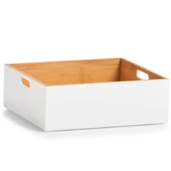 Pudełko do przechowywania z bambusa 30 x 27 x 10,5 cm