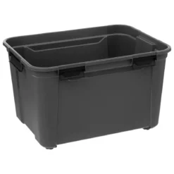 Pudło na kółkach z pokrywą BUNKER+, 160 l