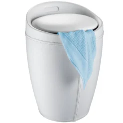 Pufa CANDY ze schowkiem - kosz na pranie, 2 w 1, WENKO