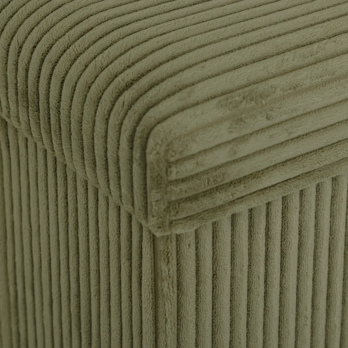 Pufa składana ARUM sztruksowa 38 x 38 x 38 cm