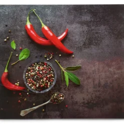 Płyta kuchenna, deska do krojenia, szkło, żaroodporna, ZELLER