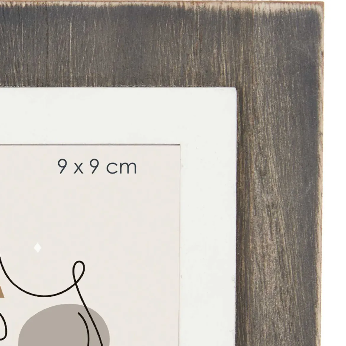 Ramka na 2 zdjęcia domek, stojąca, metal i MDF