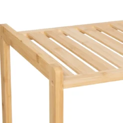 Regał bambusowy z koszem na pranie TIDY BOX, 72 x 33 x 109 cm