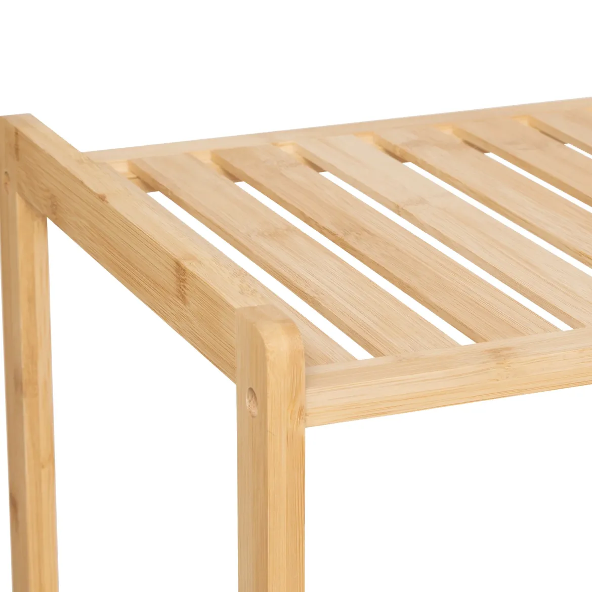 Regał bambusowy z koszem na pranie TIDY BOX, 72 x 33 x 109 cm