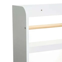 Regał na książki dla dzieci, 4 poziomy, 55 x 15 x 112 cm