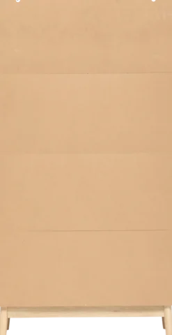 Regał na książki nieregularne półki wnęki ABANA, 80 x 30 x 160 cm
