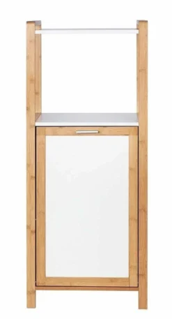 Regał z półką i koszem na pranie FINJA,WENKO, dł. 30 cm