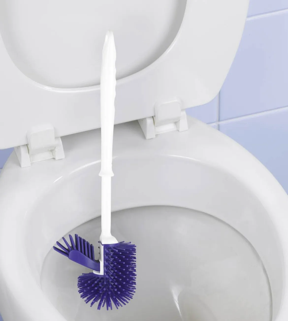 Samoczyszcząca szczotka do WC + pojemnik