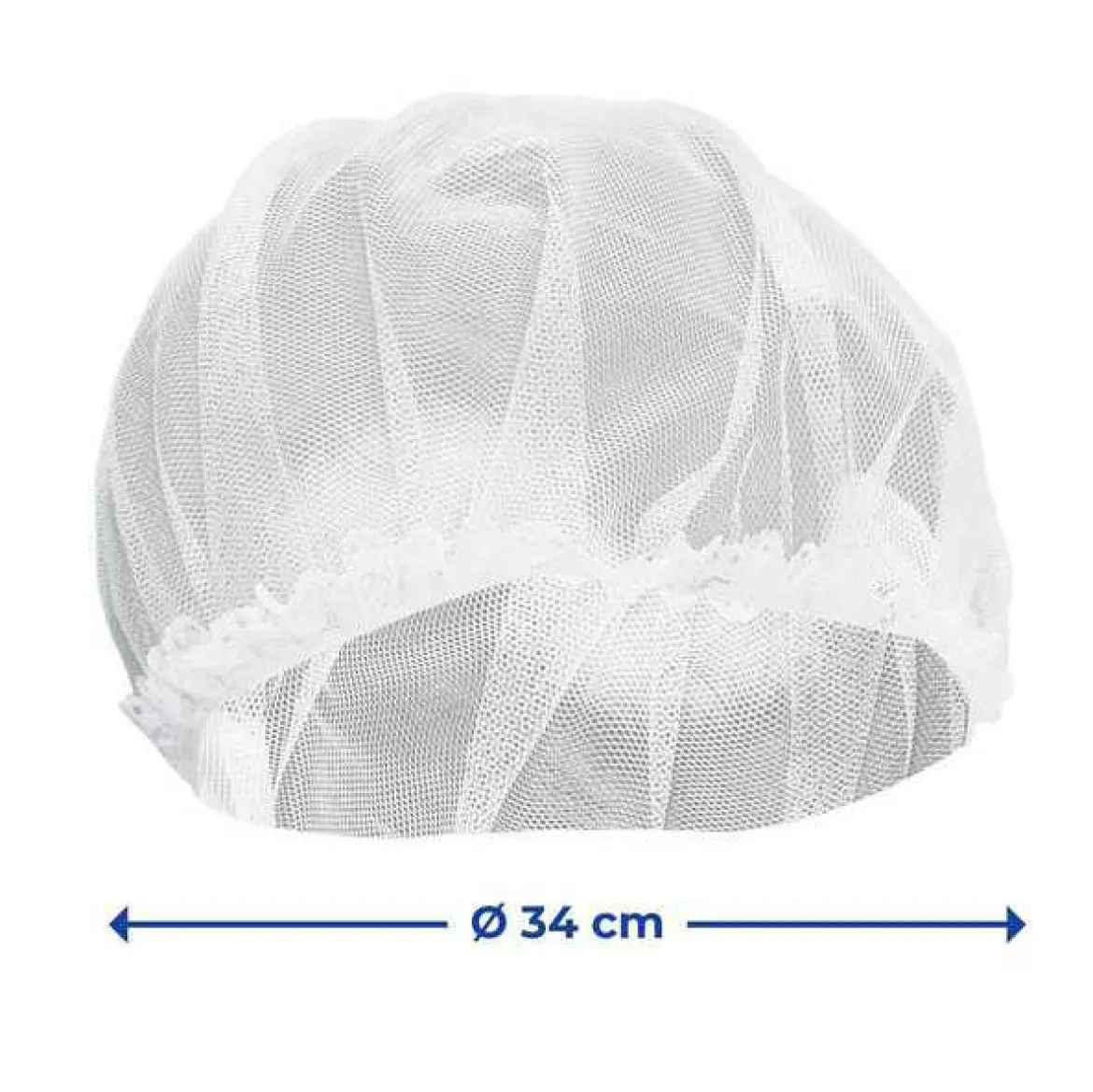 Siatka na włosy do spania, 2 sztuki, Ø 34 cm