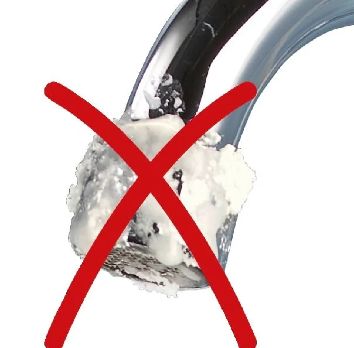 Silikonowa nakładka na kran DIAMENT czyści z kamienia i osadów