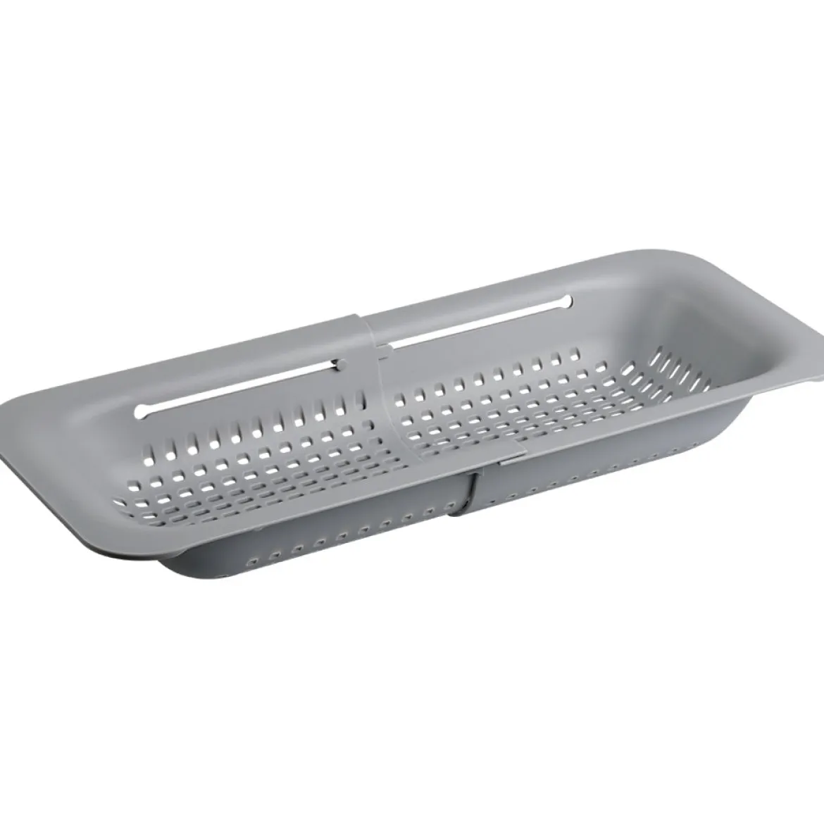Sitko kuchenne do zlewu KESPER, plastikowy, 36,2 x 20,2 x 6,5 cm, szary