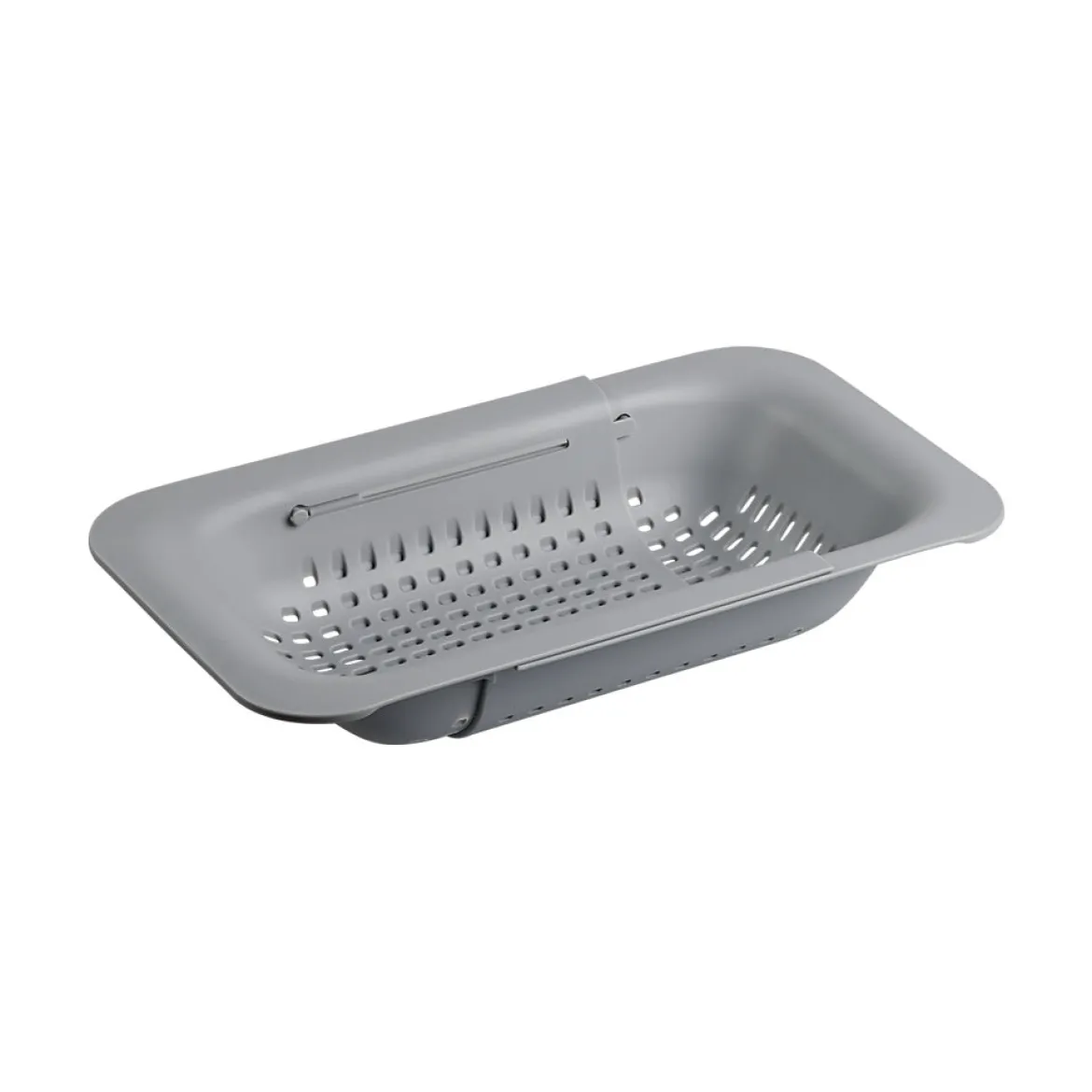 Sitko kuchenne do zlewu KESPER, plastikowy, 36,2 x 20,2 x 6,5 cm, szary