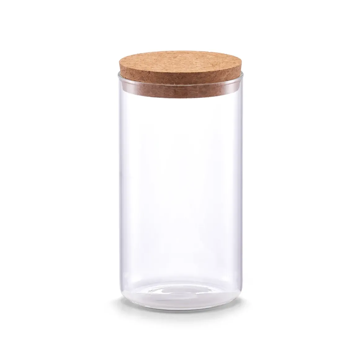 Smukły słoik z korkową pokrywką, 1100 ml