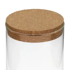 Smukły słoik z korkową pokrywką, 1100 ml