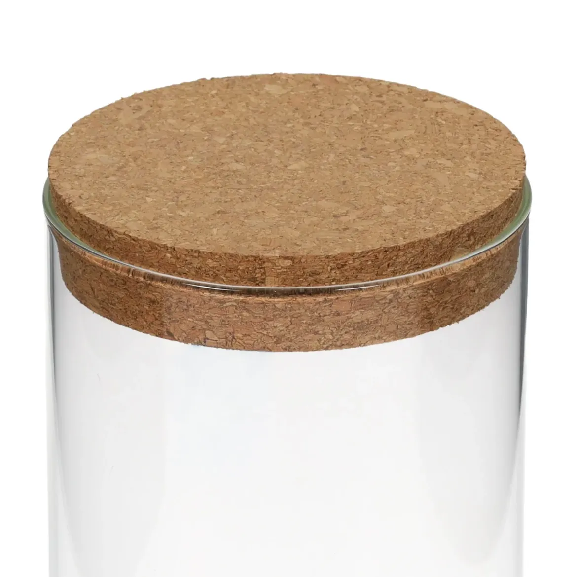 Smukły słoik z korkową pokrywką, 1100 ml