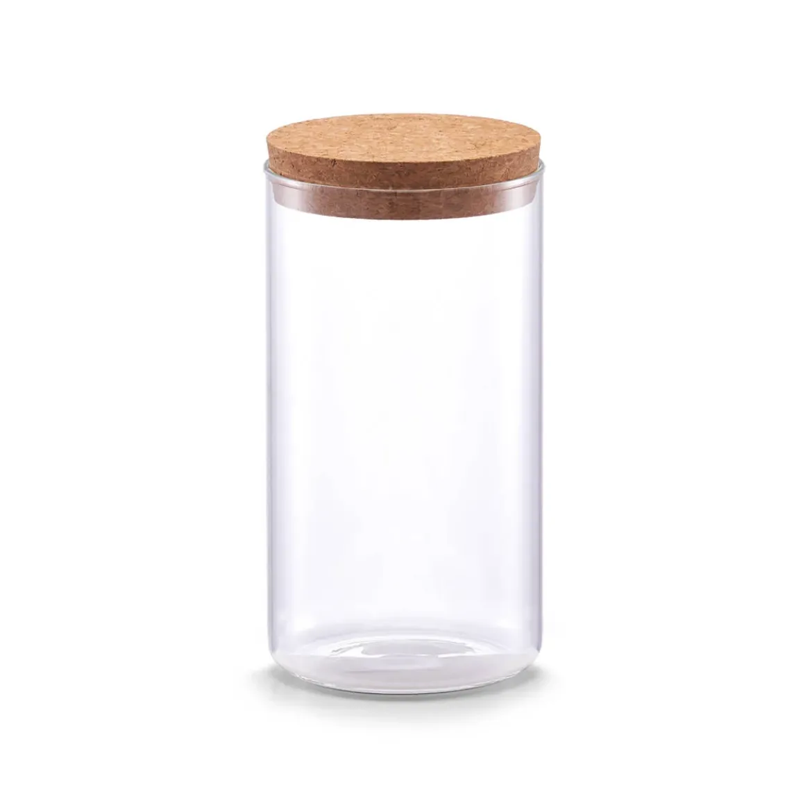 Smukły słoik z korkową pokrywką, 1100 ml