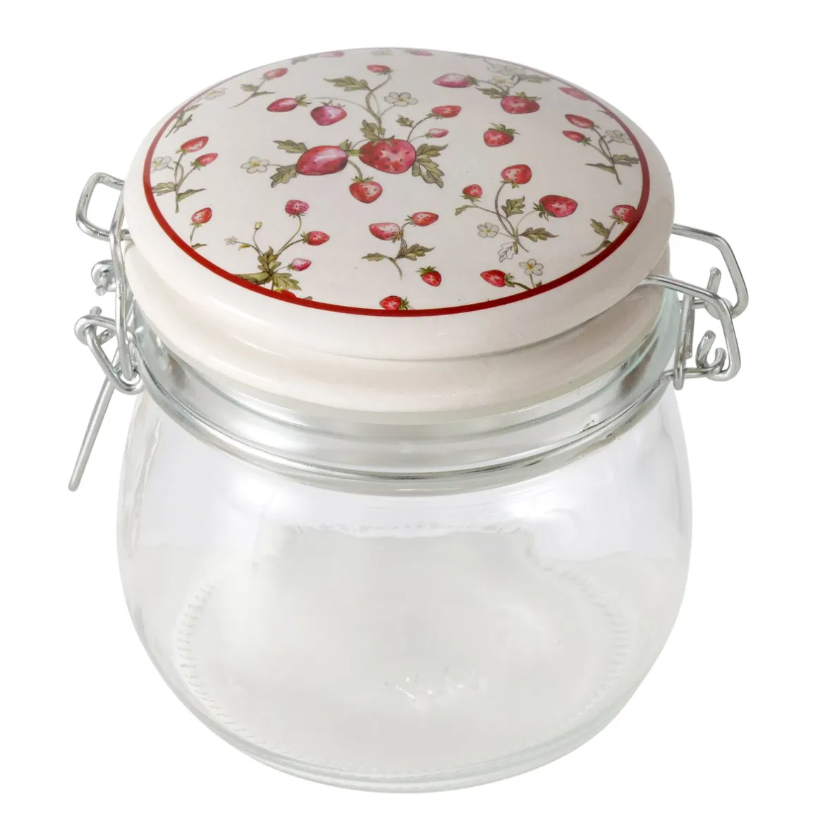 Słoik kuchenny dekoracyjny z pokrywką EMILY, 450 ml