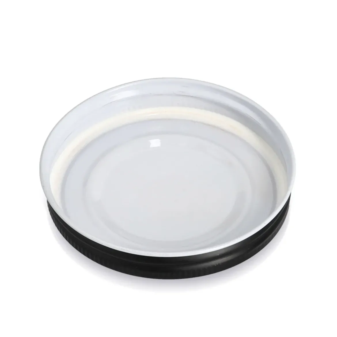 Słoik z metalową pokrywką KITCHEN ESSENTIALS, ryflowane szkło