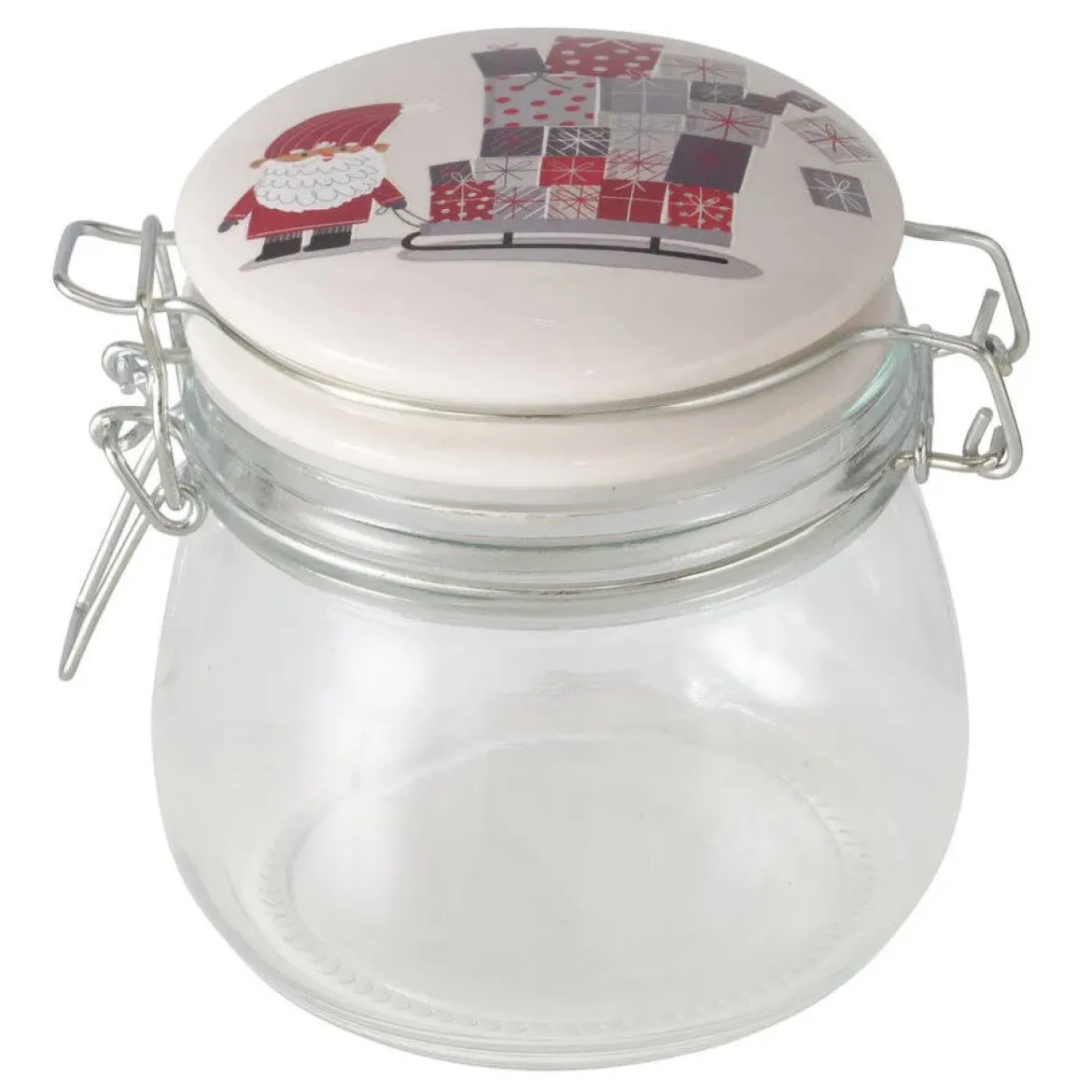 Słoik z porcelanową pokrywką MONTI, 450 ml