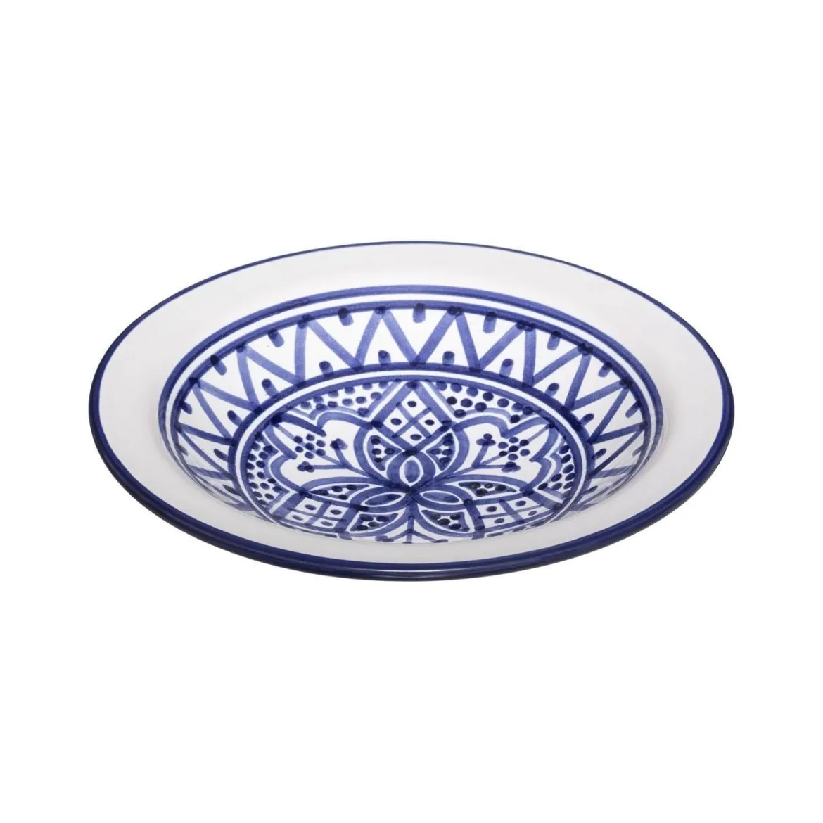 Spodek porcelanowy SOHAN ze wzorem
