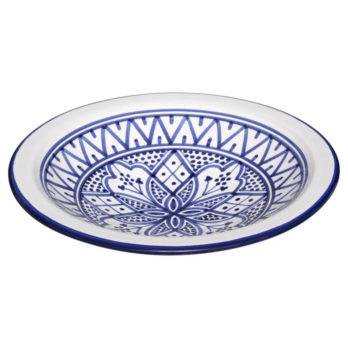 Spodek porcelanowy SOHAN ze wzorem