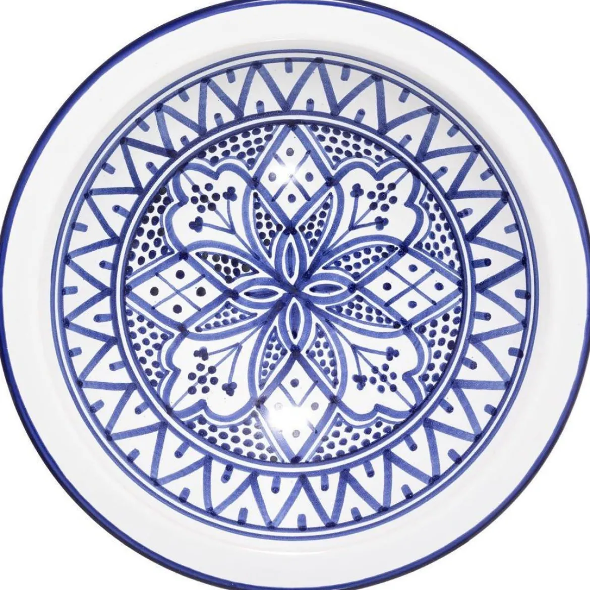 Spodek porcelanowy SOHAN ze wzorem