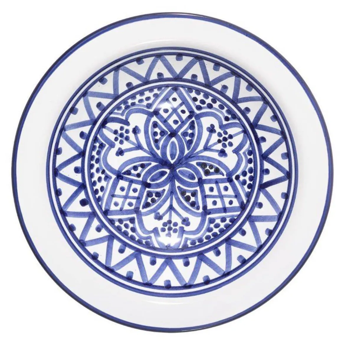 Spodek porcelanowy SOHAN ze wzorem
