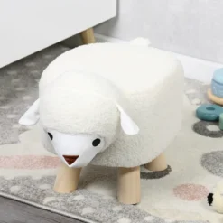 Stołek dziecięcy z motywem zwierzaka, wys. 25 cm