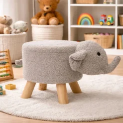 Stołek dziecięcy z motywem zwierzaka, wys. 25 cm