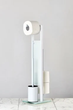 Stojak na papier i szczotkę toaletową Rivalta, WENKO
