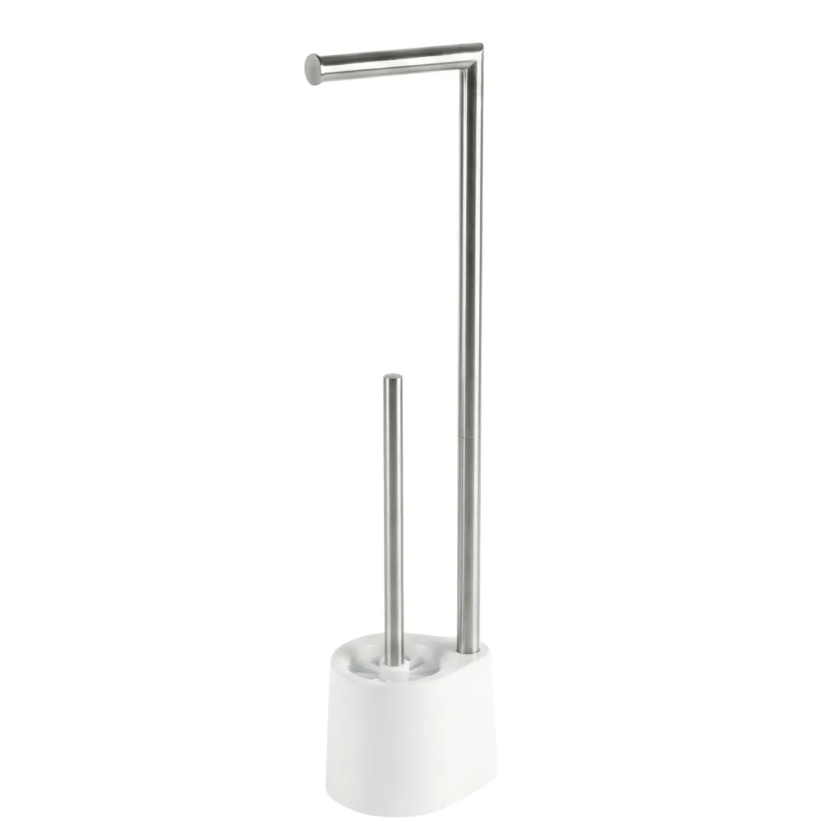 Stojak na papier toaletowy i szczotkę do WC STILK, 63 cm