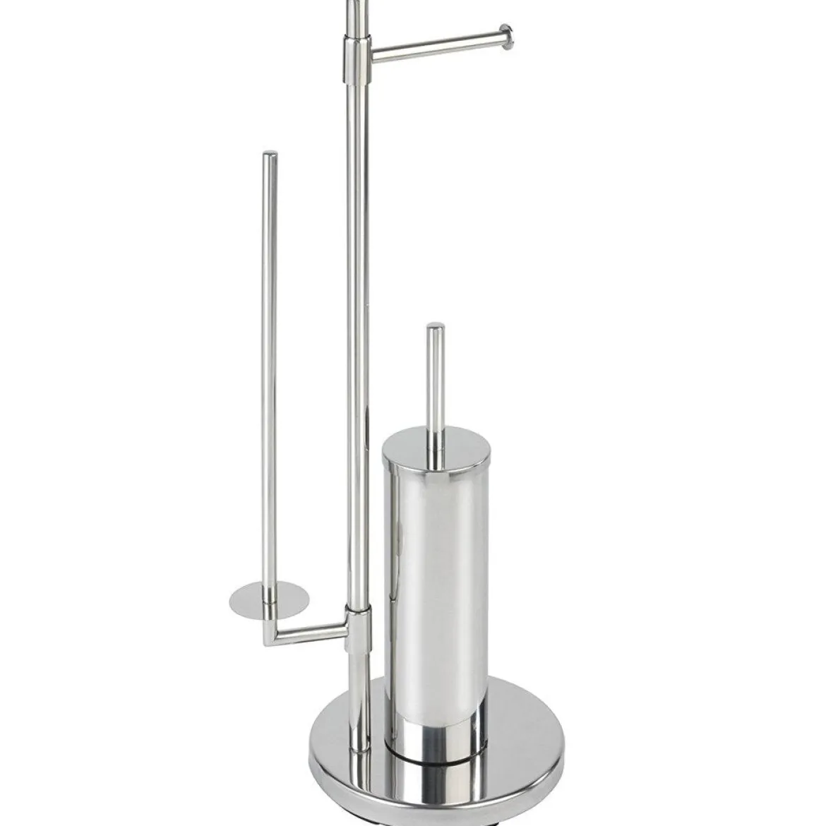Stojak na papier toaletowy i szczotkę do WC, UNIVERSALO NEO - 3 w 1, WENKO
