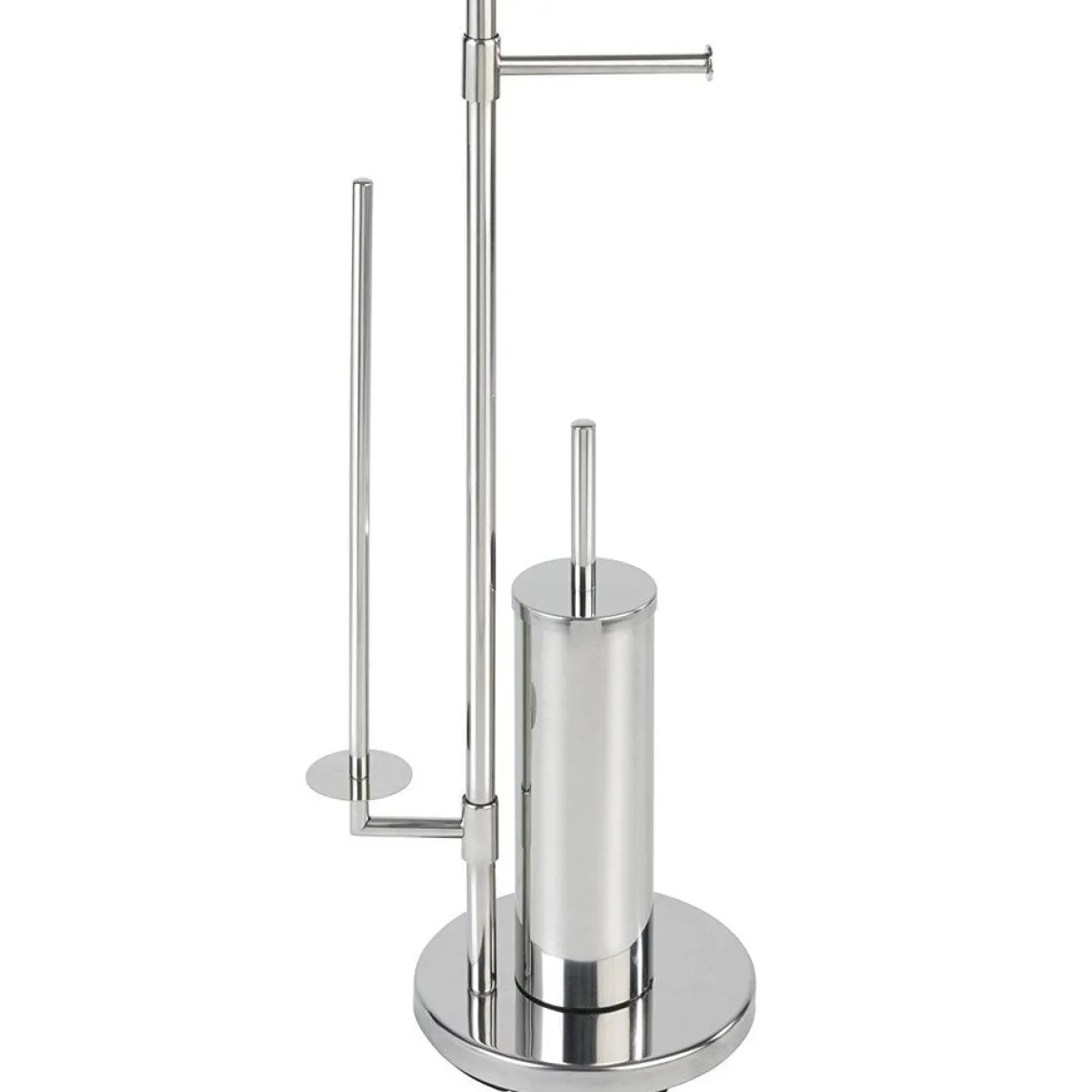 Stojak na papier toaletowy i szczotkę do WC, UNIVERSALO NEO - 3 w 1, WENKO