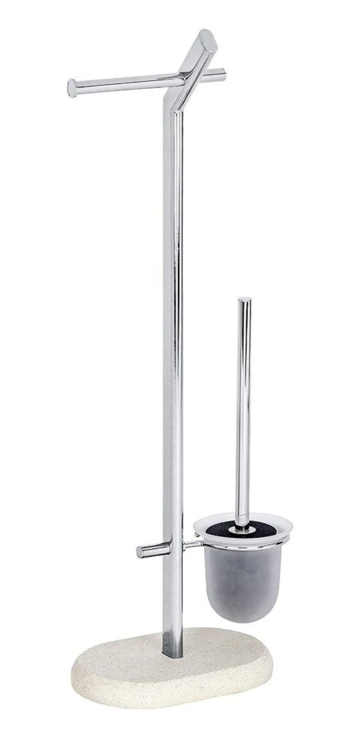 Stojak na papier toaletowy i szczotkę do WC, PURO - 2 w 1, WENKO