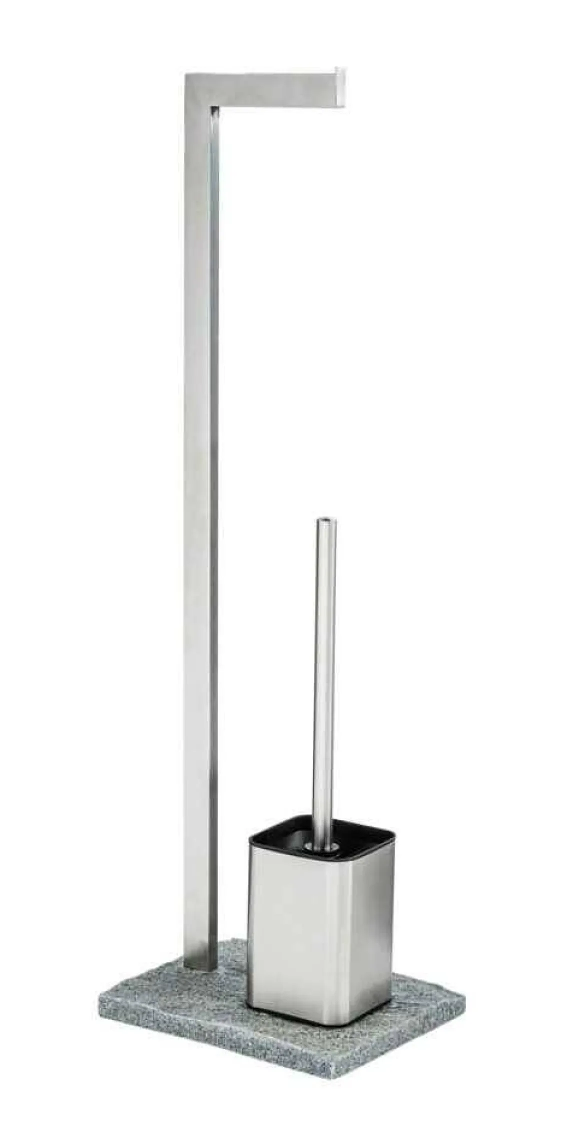 Stojak na papier toaletowy i szczotkę do WC, GRANITE - 2 w 1, WENKO