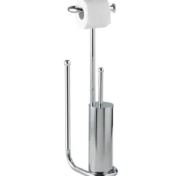 Stojak na papier toaletowy i szczotkę do WC, UNIVERSALO - 3 w 1, WENKO