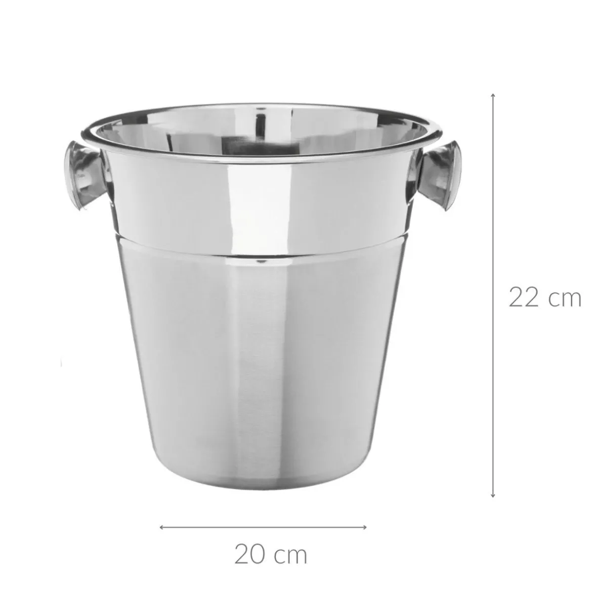 Stojak na wino COOLER, do chłodzenia alkoholi, 22 cm
