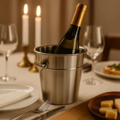 Stojak na wino COOLER, do chłodzenia alkoholi, 22 cm