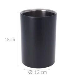 Stojak na wino COOLER, stal nierdzewna, 18 cm