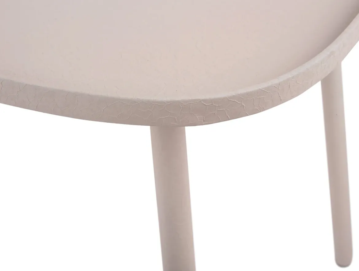 Stolik kawowy metalowy BOAZ, wys. 43 cm